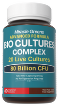 Load image into Gallery viewer, 80 Billion CFU Probiotics - 20 Strains + Prebiotics | Lactobacillus and Bifidobacterium Strains | Probiotics for Women and Men | Made in The UK – 2 Month Supply
