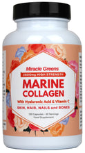 Load image into Gallery viewer, 2800mg Marine Collagen Capsules – Highest Strength Type 1 Hydrolysed Collagen with Hyaluronic Acid and Vitamin C - Sourced from Wild Caught Fish - Made in the UK – 120 Capsules for Both Women and Men
