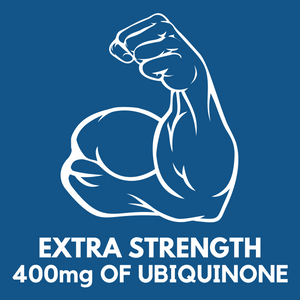 CoQ10 400mg - Highest Strength Ubiquinone Coenzyme Q10 | Powerful Antioxidant for Heart and Vascular Health, Essential for Energy Production | 60 Capsules - 2 Month Supply | Made in The UK